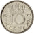 Munten, Nederland, Juliana, 10 Cents, 1973, ZF+, Nickel, KM:182