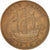 Coin, Great Britain, Elizabeth II, 1/2 Penny, 1959, EF(40-45), Bronze, KM:896