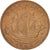 Coin, Great Britain, Elizabeth II, 1/2 Penny, 1965, EF(40-45), Bronze, KM:896