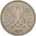 Moneta, GERMANIA - REPUBBLICA FEDERALE, 5 Mark, 1975, Stuttgart, BB+, Nichel