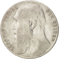 Belgio, 50 Centimes, 1901, MB, Argento, KM:51