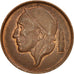 Münze, Belgien, Baudouin I, 50 Centimes, 1965, VZ, Bronze, KM:148.1