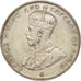 Coin, Straits Settlements, George V, 50 Cents, 1921, MS(60-62), Silver, KM:35.1