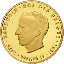 Moneta, Belgio, Baudouin I, 20 Francs, 20 Frank, 1976, FDC, Oro