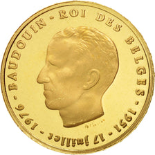 Munten, België, Baudouin I, 20 Francs, 20 Frank, 1976, FDC, Goud