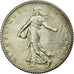 Moneda, Francia, Semeuse, Franc, 1909, EBC+, Plata, Gadoury:467
