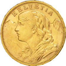 Svizzera, 20 Francs, 1915, Bern, SPL, Oro, KM:35.1