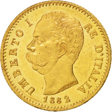 Italia, Umberto I, 20 Lire, 1882, Rome, SPL-, Oro, KM:21