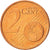 Cypr, 2 Euro Cent, 2008, MS(64), Miedź platerowana stalą, KM:79