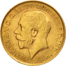 Großbritannien, George V, 1/2 Sovereign, 1914, VZ, Gold, KM:819