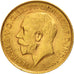 Great Britain, George V, 1/2 Sovereign, 1914, AU(55-58), Gold, KM:819