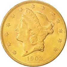 Estados Unidos, Liberty Head, $20, Double Eagle, 1903, U.S. Mint, Philadelphia