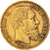 Coin, Belgium, Leopold II, 20 Francs, 20 Frank, 1875, EF(40-45), Gold, KM:37