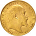 Moneta, Gran Bretagna, Edward VII, Sovereign, 1907, BB, Oro, KM:805