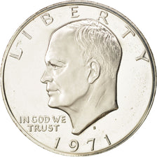 United States, Eisenhower Dollar, 1971, San Francisco, MS(64), Silver, KM:203a