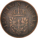 Moneda, Estados alemanes, PRUSSIA, Wilhelm I, 3 Pfennig, 1865, MBC, Cobre