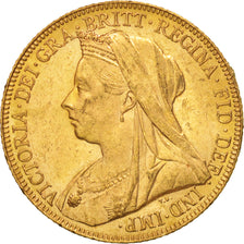 Moneda, Gran Bretaña, Victoria, Sovereign, 1900, EBC, Oro, KM:785