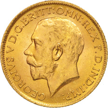 Münze, Großbritannien, George V, Sovereign, 1914, UNZ, Gold, KM:820