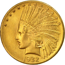 Coin, United States, Indian Head, $10, Eagle, 1932, U.S. Mint, Philadelphia