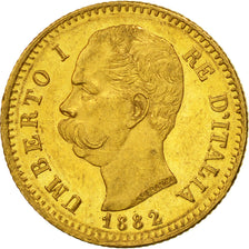 Italia, Umberto I, 20 Lire, 1882, Rome, EBC, Oro, KM:21