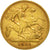 Moneda, Gran Bretaña, Edward VII, 1/2 Sovereign, 1902, MBC, Oro, KM:804