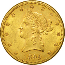 Monnaie, États-Unis, Coronet Head, $10, Eagle, 1899, U.S. Mint, San Francisco