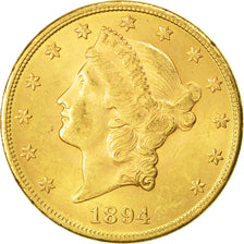 Münze, Vereinigte Staaten, Liberty Head, $20, Double Eagle, 1894, U.S. Mint