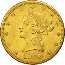 Moneta, Stati Uniti, Coronet Head, $10, Eagle, 1903, U.S. Mint, San Francisco