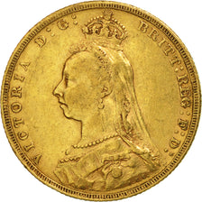 Munten, Groot Bretagne, Victoria, Sovereign, 1889, ZF, Goud, KM:767