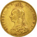 Moneta, Gran Bretagna, Victoria, Sovereign, 1889, BB, Oro, KM:767