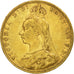 Coin, Great Britain, Victoria, Sovereign, 1889, EF(40-45), Gold, KM:767