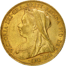 Monnaie, Grande-Bretagne, Victoria, Sovereign, 1900, TTB, Or, KM:785