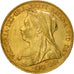 Moneda, Gran Bretaña, Victoria, Sovereign, 1900, MBC, Oro, KM:785