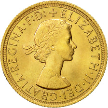 Gran Bretagna, Elizabeth II, Sovereign, 1966, SPL, Oro, KM:908