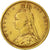 Gran Bretagna, Victoria, 1/2 Sovereign, 1892, BB, Oro, KM:766