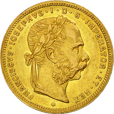 Austria, Franz Joseph I, 8 Florins-20 Francs, 1888, MBC+, Oro, KM:2269