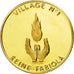 Belgien, Baudouin I, Module of 20 Francs, Village N°1 Reine Fabiola, STGL, Gold