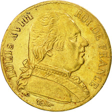 Münze, Frankreich, Louis XVIII, Louis XVIII, 20 Francs, 1814, Paris, SS, Gold