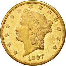 Monnaie, États-Unis, Liberty Head, $20, Double Eagle, 1897, U.S. Mint, San