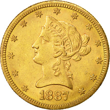 Monnaie, États-Unis, Coronet Head, $10, Eagle, 1887, U.S. Mint, San Francisco