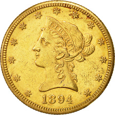 Monnaie, États-Unis, Coronet Head, $10, Eagle, 1894, U.S. Mint, New Orleans