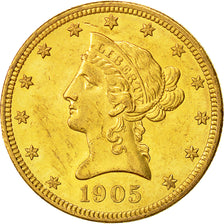 Münze, Vereinigte Staaten, Coronet Head, $10, Eagle, 1905, U.S. Mint