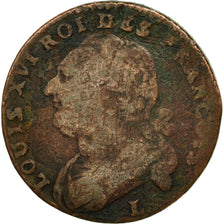 Monnaie, France, Louis XVI, 12 deniers françois, 12 Deniers, 1792, Bayonne, TB