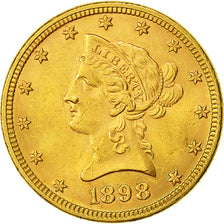 Munten, Verenigde Staten, Coronet Head, $10, Eagle, 1898, Philadelphia