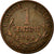 Moneda, Francia, Dupuis, Centime, 1908, Paris, MBC, Bronce, KM:840, Gadoury:90