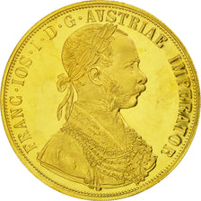 Monnaie, Autriche, Franz Joseph I, 4 Ducat, 1915, Vienne, Refrappe officielle