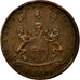 Coin, INDIA-BRITISH, BOMBAY PRESIDENCY, 1/4 Anna, Paisa, 1830, Mumbai