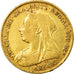 Monnaie, Grande-Bretagne, Victoria, 1/2 Sovereign, 1895, TB+, Or, KM:784