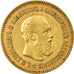 Münze, Russland, Alexander III, 5 Roubles, 1889, St. Petersburg, SS, Gold