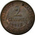 Moneda, Francia, Dupuis, 2 Centimes, 1913, Paris, EBC+, Bronce, KM:841